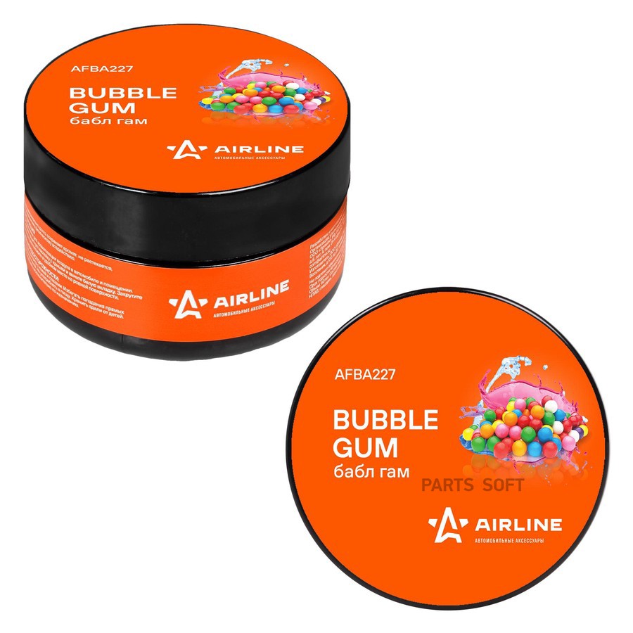 Ароматизатор на панель (Buble Gum/Бабл Гам) (60 мл) "AIRLINE" Планета (Гелевый) - AIRLINE None None